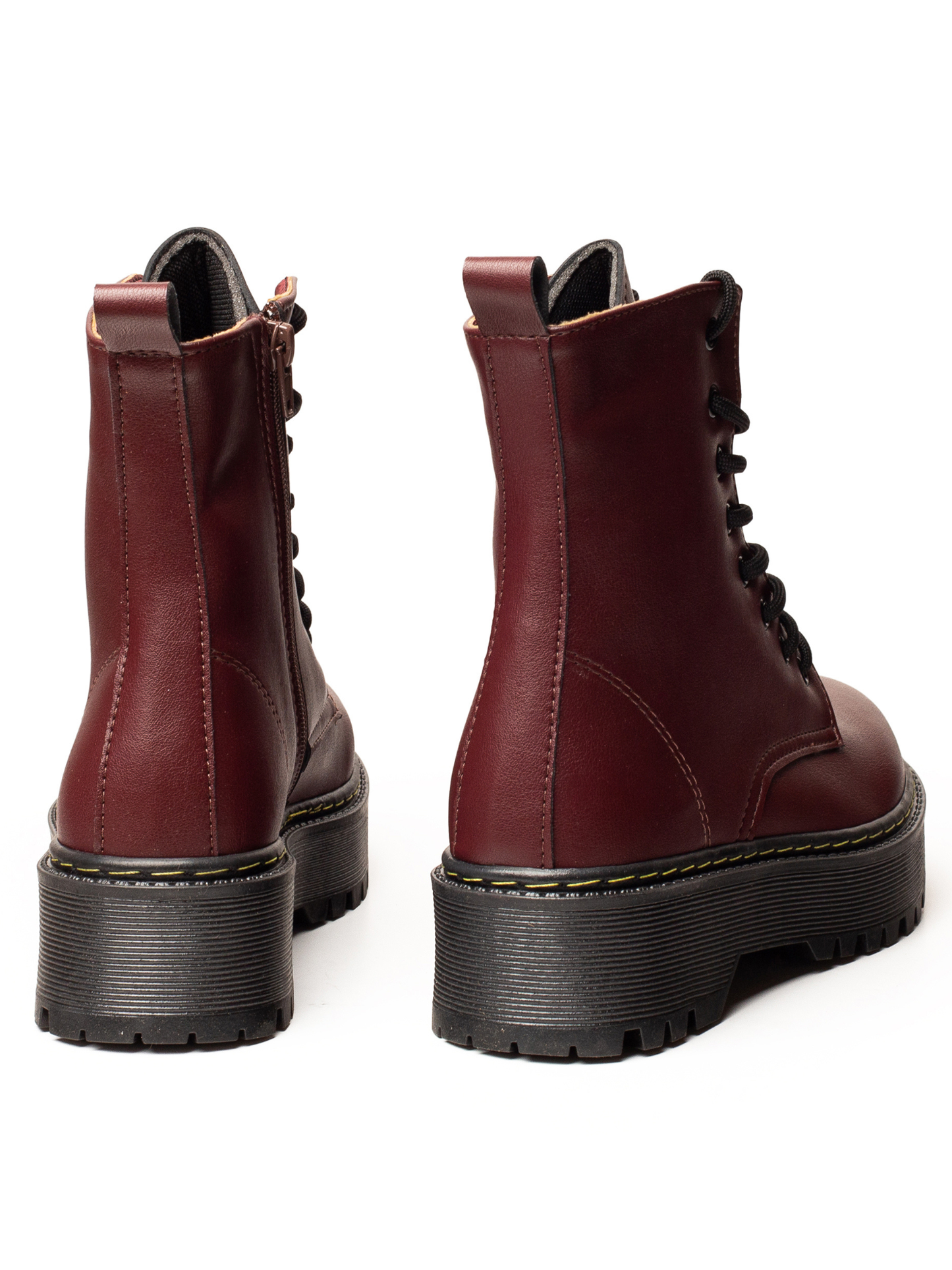 מגפונים מרטי לנשים עם שרוכים סוליה פלטפורמה