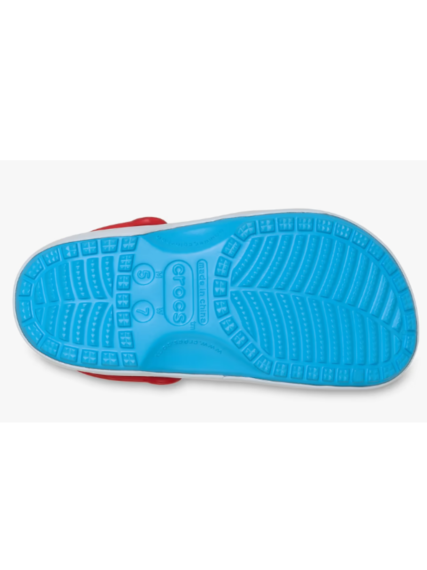 כפכפי קלוג קרוקס דורימון בצבע תכלת/לבן