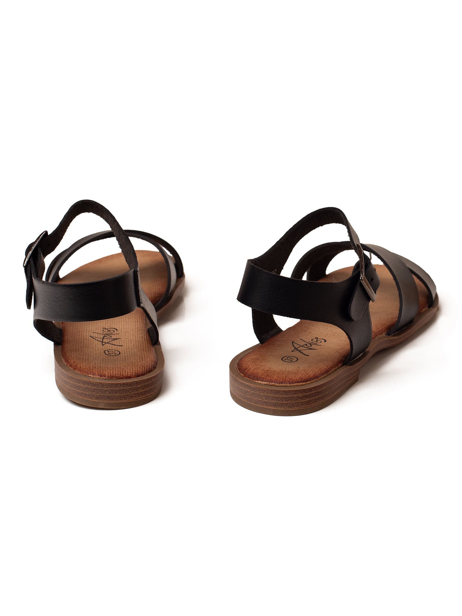 סנדלי אקסילה - סנדלים איקס שטוחים של אדיס לנשים - Adiss