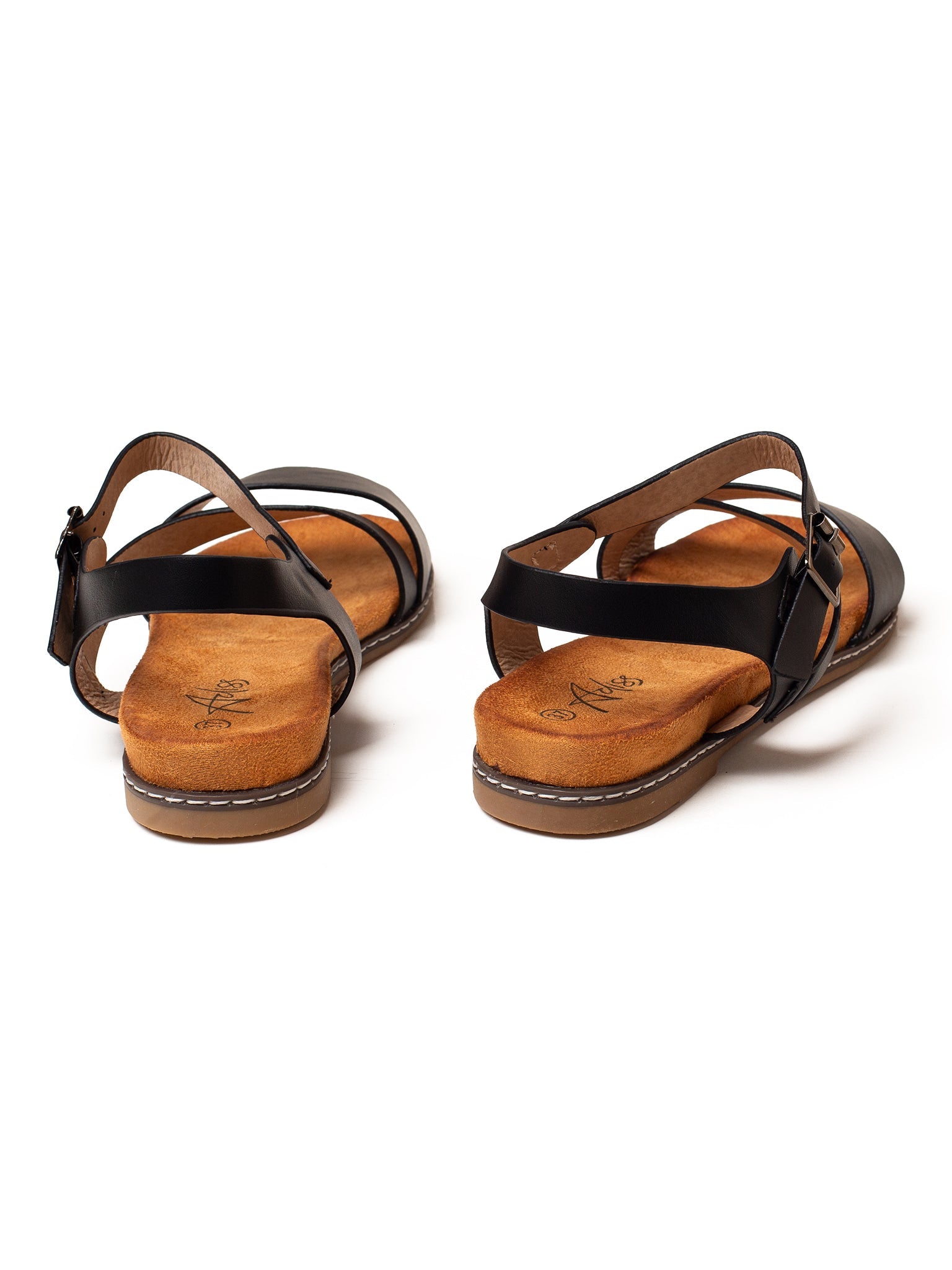 סנדלי יפן קלאסיים לנשים עם רצועת פס אלכסון - Adiss