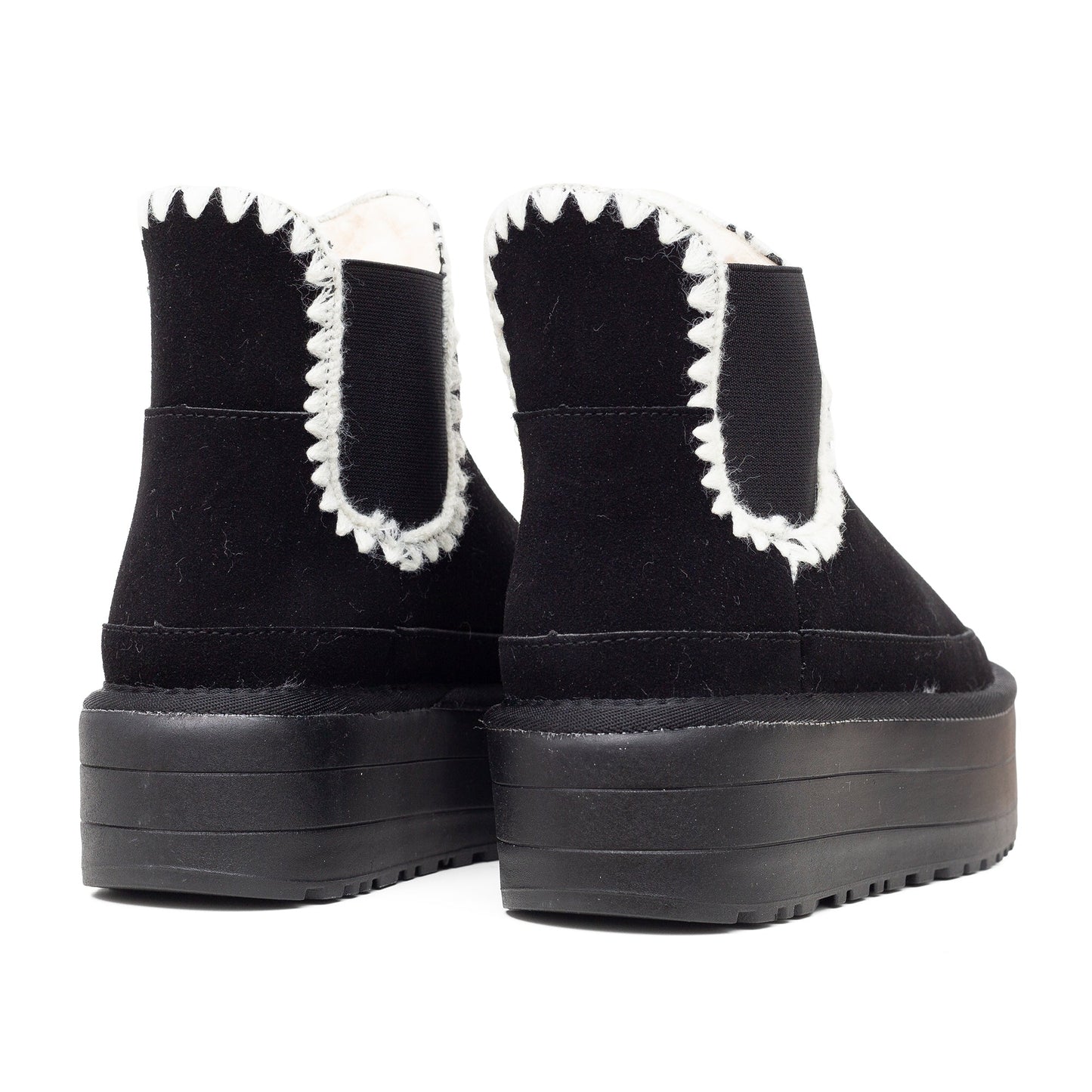 אמזון- מגפון תפרים עם פרווה ופלטפורמה - Adiss