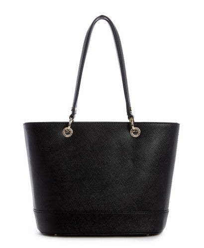 תיק נשיאה בצבע שחור לוגו משולש GUESS NOELLE CROSSBODY BAG גס - Adiss