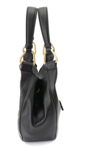 תיק כתף\יד דמוי עור בצבע שחור | GUESS BECCI CARRYALL HAND BAG - Adiss