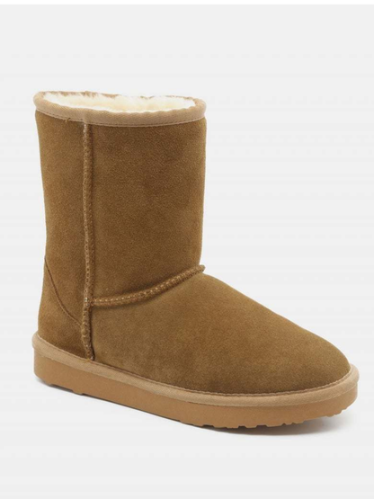 וואנדר- מגפי פרווה עור זמש איכותי לנשים