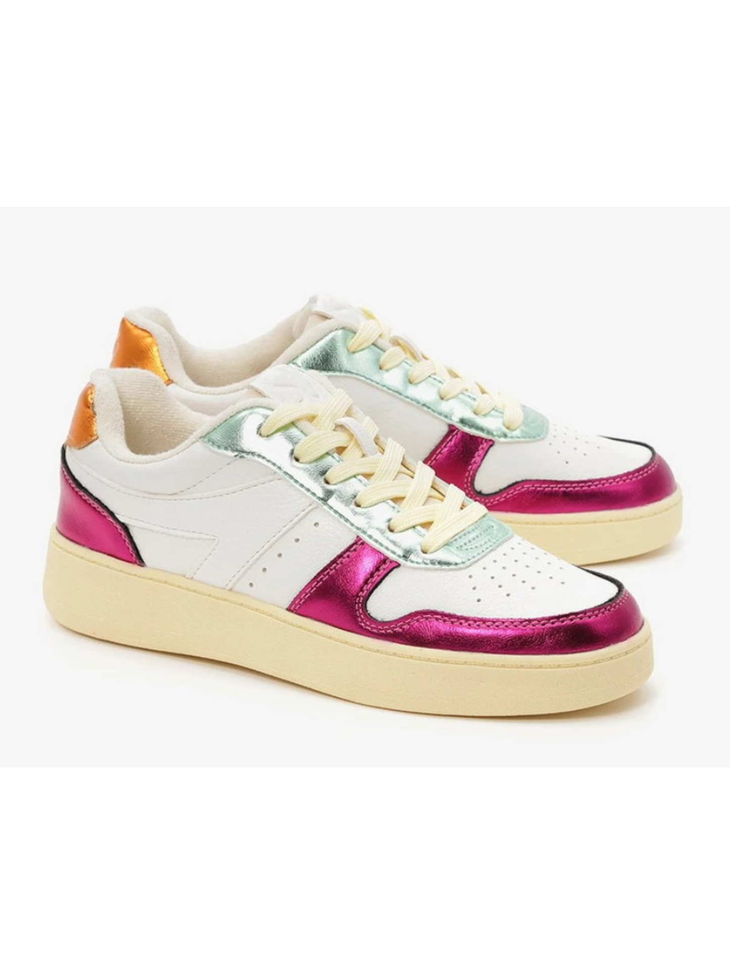 פופ קולור- פרנקו ביין סניקרס לנשים פלטפורמה