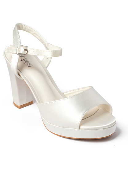 סנדל עקב רחב גבוה עם פלטפורמה - 3370