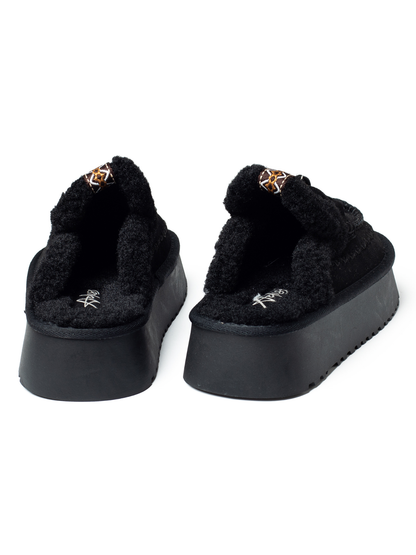 אמורה- כפכף פלטפורמה פרווה לנשים של אדיס