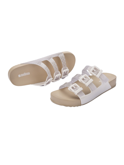 כפכפי קוזי סטריפס של מליסה עם שלוש רצועות לנשים