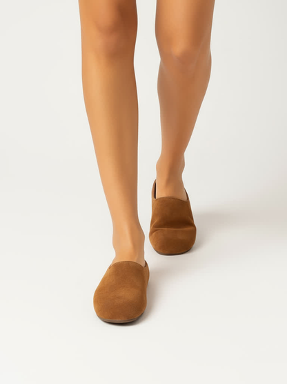 קומפורטה- כפכפי עור סגורות נוחות של אדיס