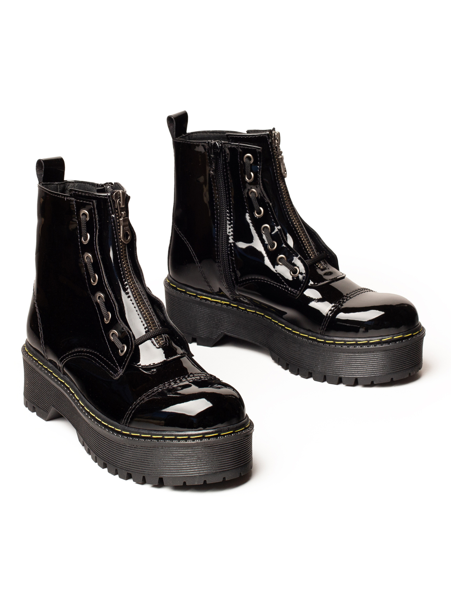 אלקסה- מגפונים עם רוכסן סוליה פלטפורמה לנשים של אדיס