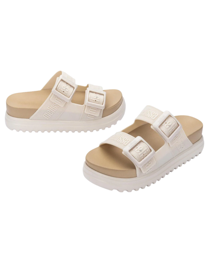 כפכפים פלטפורמה קוזי לבר שתי רצועות של מליסה לנשים