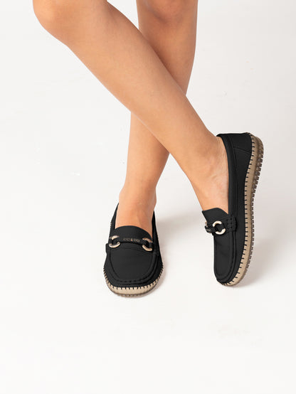 נעלי מוקסין שטוחות לנשים דגם miu - 5658