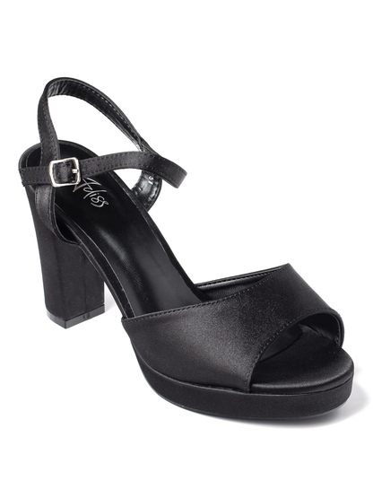 סנדל עקב רחב גבוה עם פלטפורמה - 3370