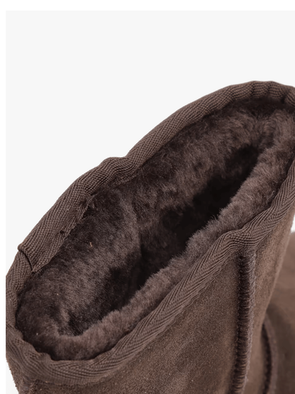 וואנדר- מגפי פרווה עור זמש איכותי לנשים