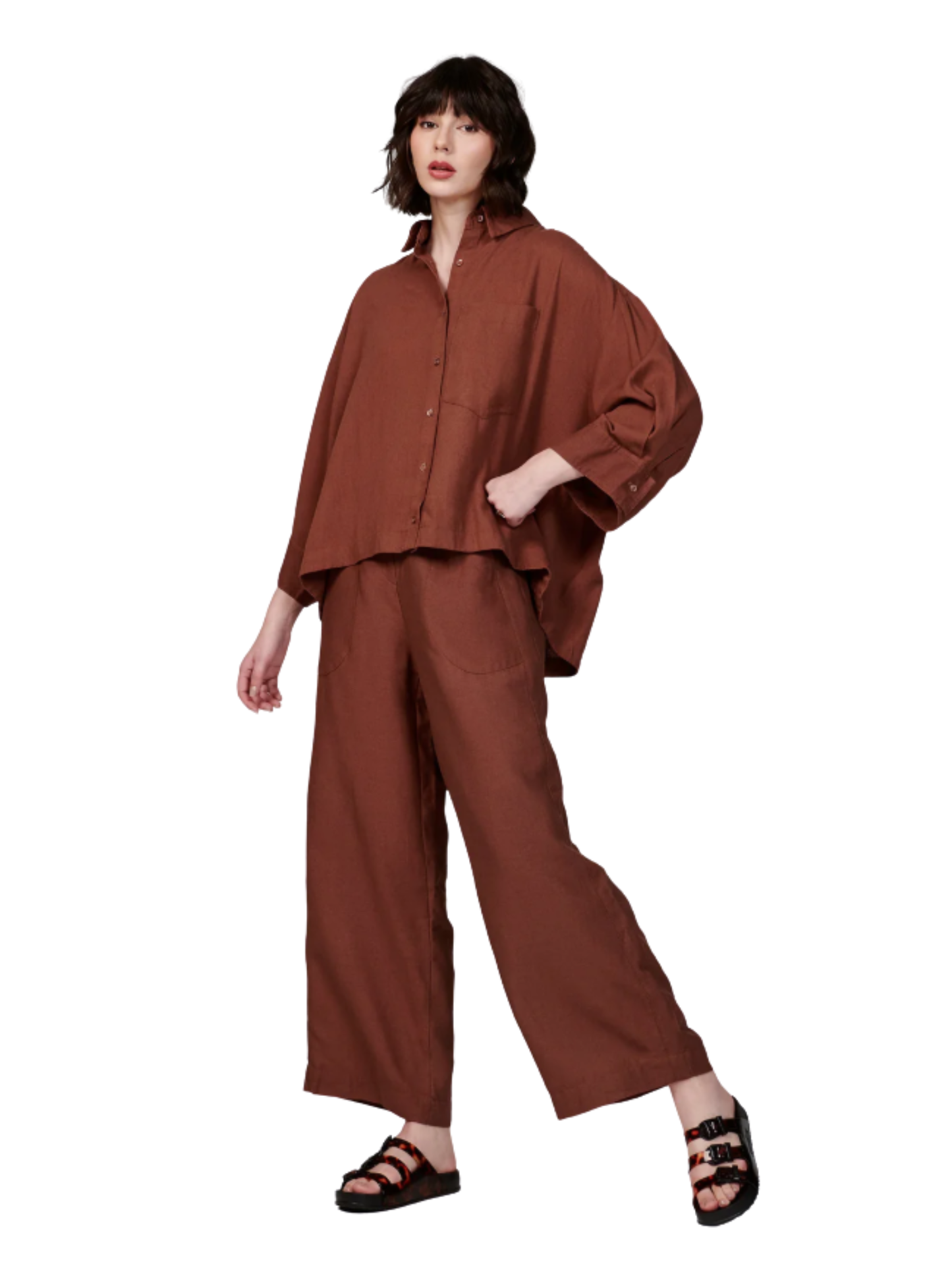 כפכפי קוזי סטריפס של מליסה עם שלוש רצועות לנשים