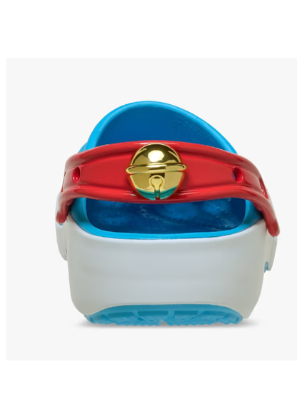 כפכפי קלוג קרוקס דורימון בצבע תכלת/לבן