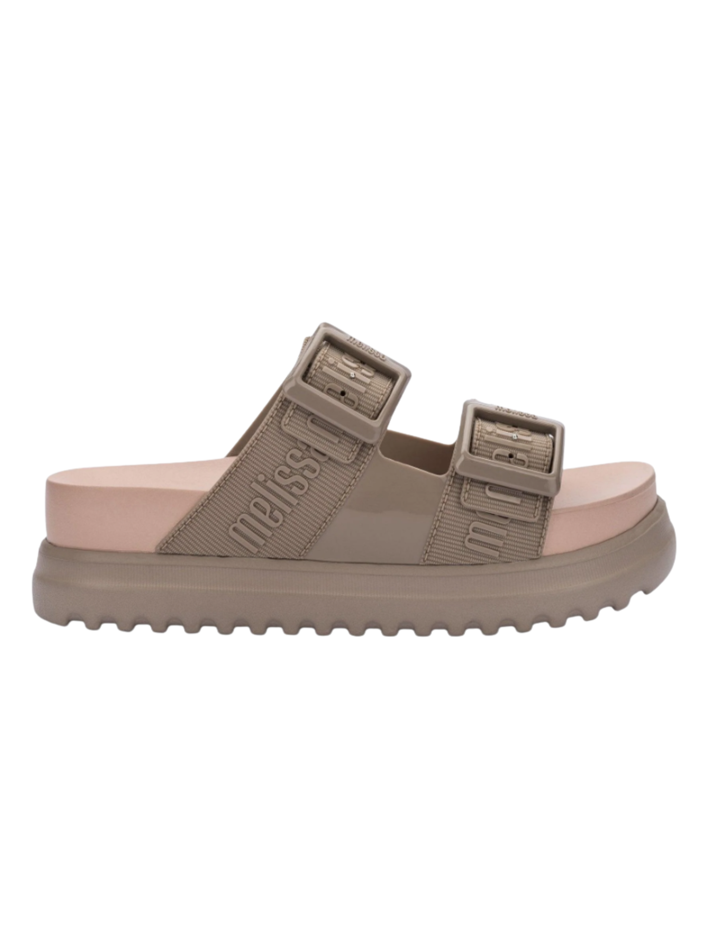 כפכפים פלטפורמה קוזי לבר שתי רצועות של מליסה לנשים