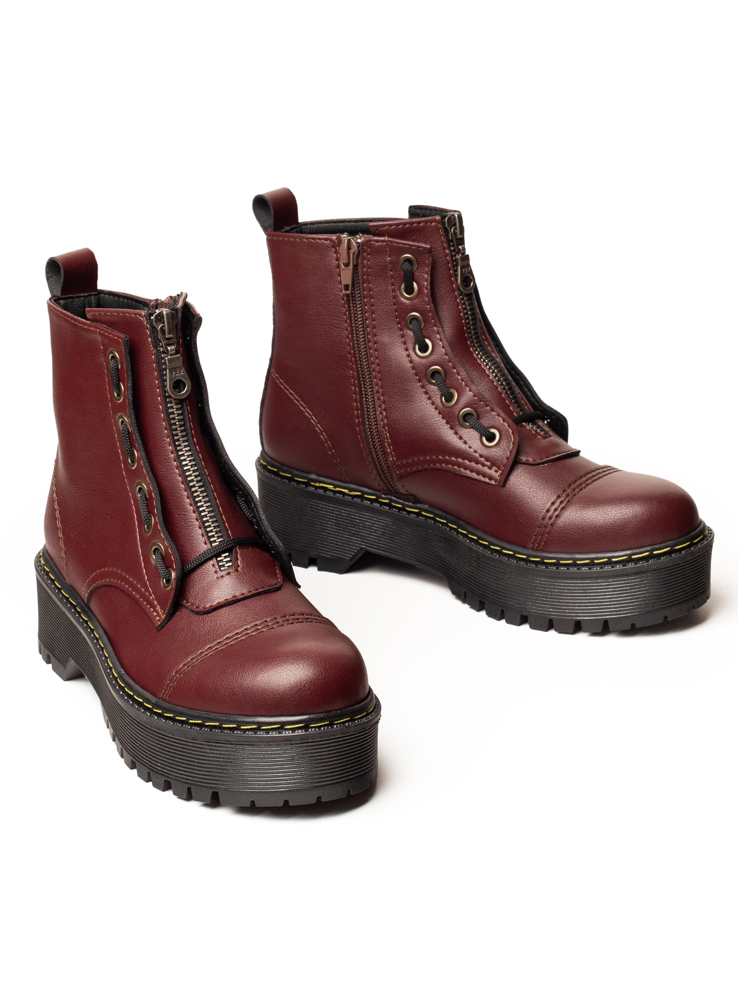 אלקסה- מגפונים עם רוכסן סוליה פלטפורמה לנשים של אדיס