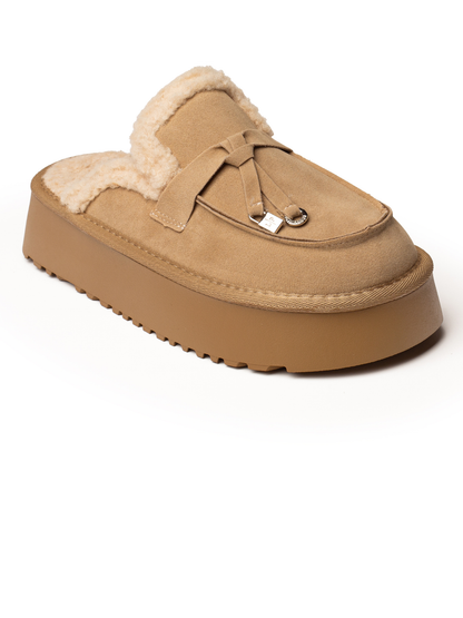 כפכף פלטפורמה פרווה לנשים דגם פיאנה של אדיס