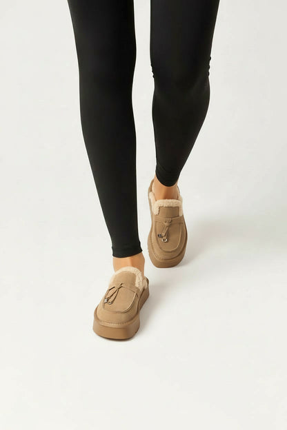 כפכף פלטפורמה פרווה לנשים דגם פיאנה של אדיס