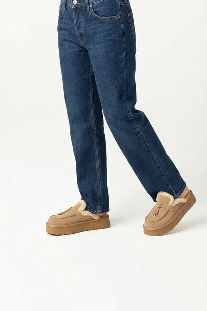 כפכף פלטפורמה פרווה לנשים דגם פיאנה של אדיס