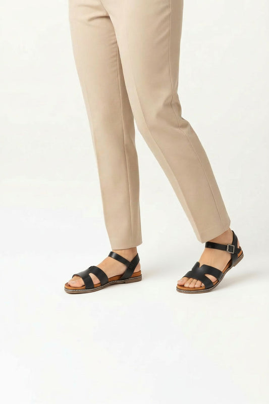 סנדל אקוודור קלאסיות של אדיס עם רצועת פס פתוח לנשים