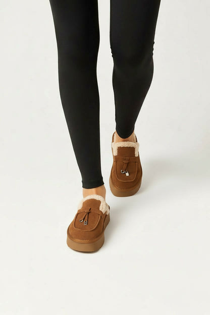 כפכף פלטפורמה פרווה לנשים דגם פיאנה של אדיס