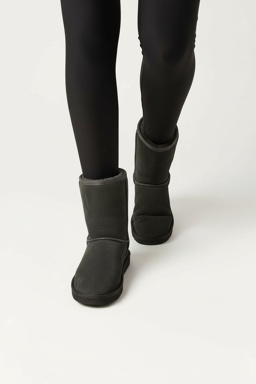 וואנדר- מגפי פרווה עור זמש איכותי לנשים