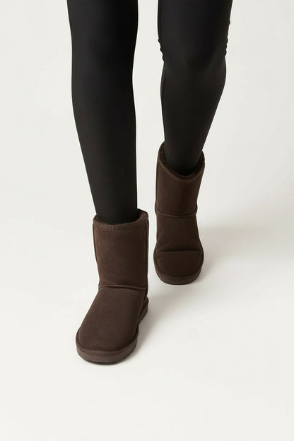 וואנדר- מגפי פרווה עור זמש איכותי לנשים