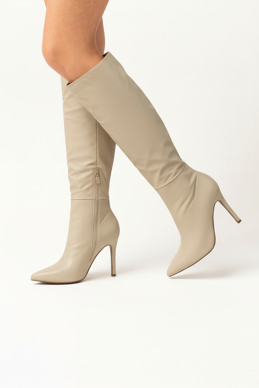 פסגת היופי - מגפיים גבוהים עקב סטילטו של יוניק שוז מק"ט 2513