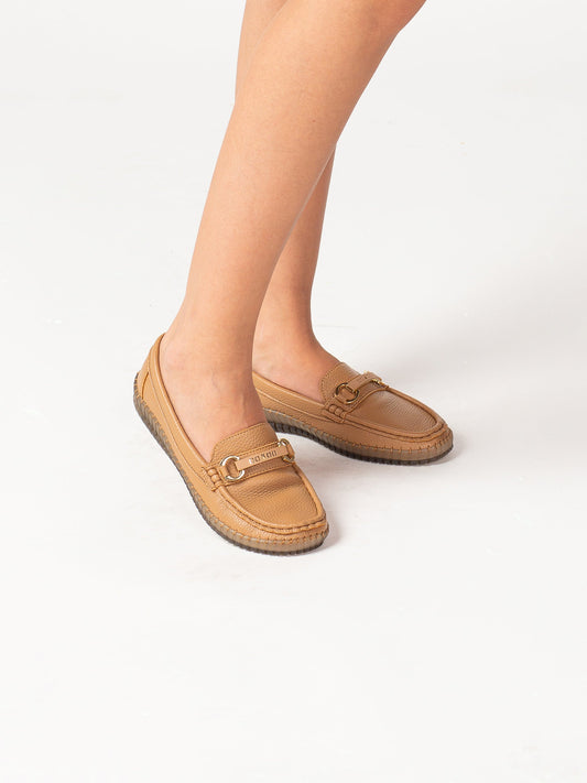 נעלי מוקסין שטוחות לנשים דגם miu - Adiss