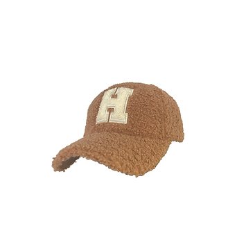 TEDDY- כובע מצחיה עם פרווה בצבע קאמל - Adiss