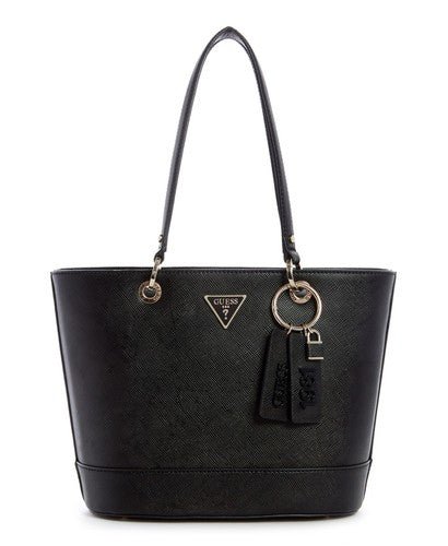 תיק נשיאה בצבע שחור לוגו משולש GUESS NOELLE CROSSBODY BAG גס - Adiss